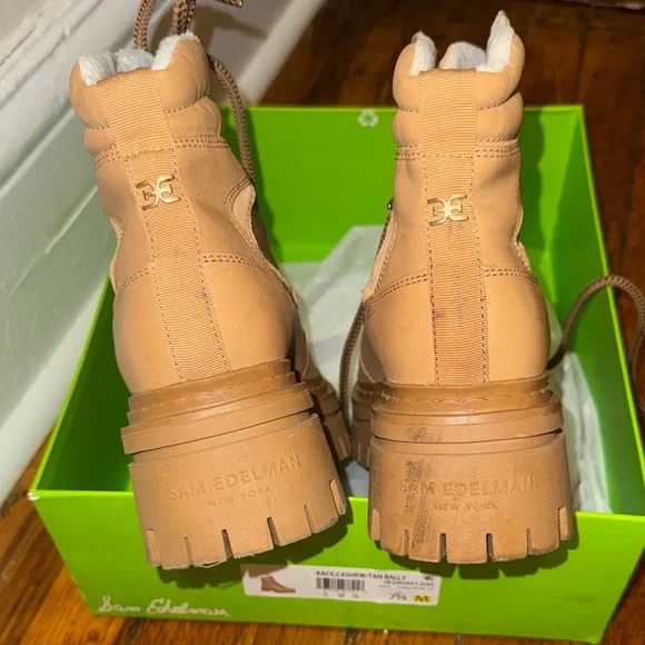 Sam Edelman Kace Tan Women's Hiking Boots - Picture 5 of 6